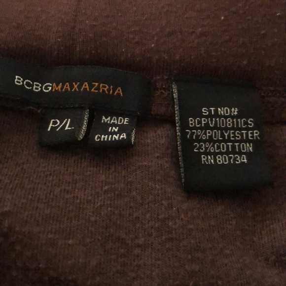 bcbgmaxazria Brown Pull-on P/L Velvet/Lace Skirt - Picture 7 of 8